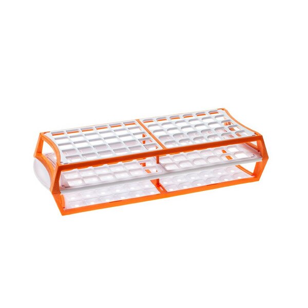 Vial rack, orange